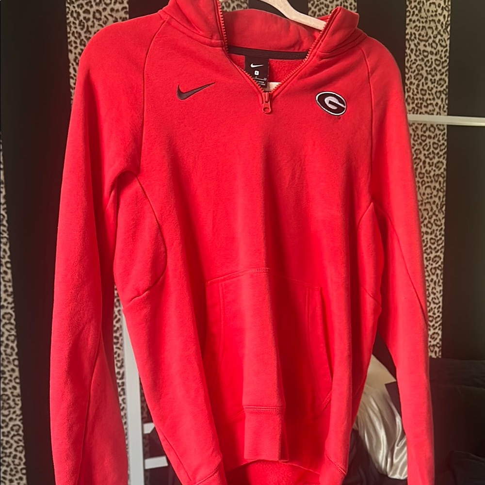 Nike Red Pullover Hoodie